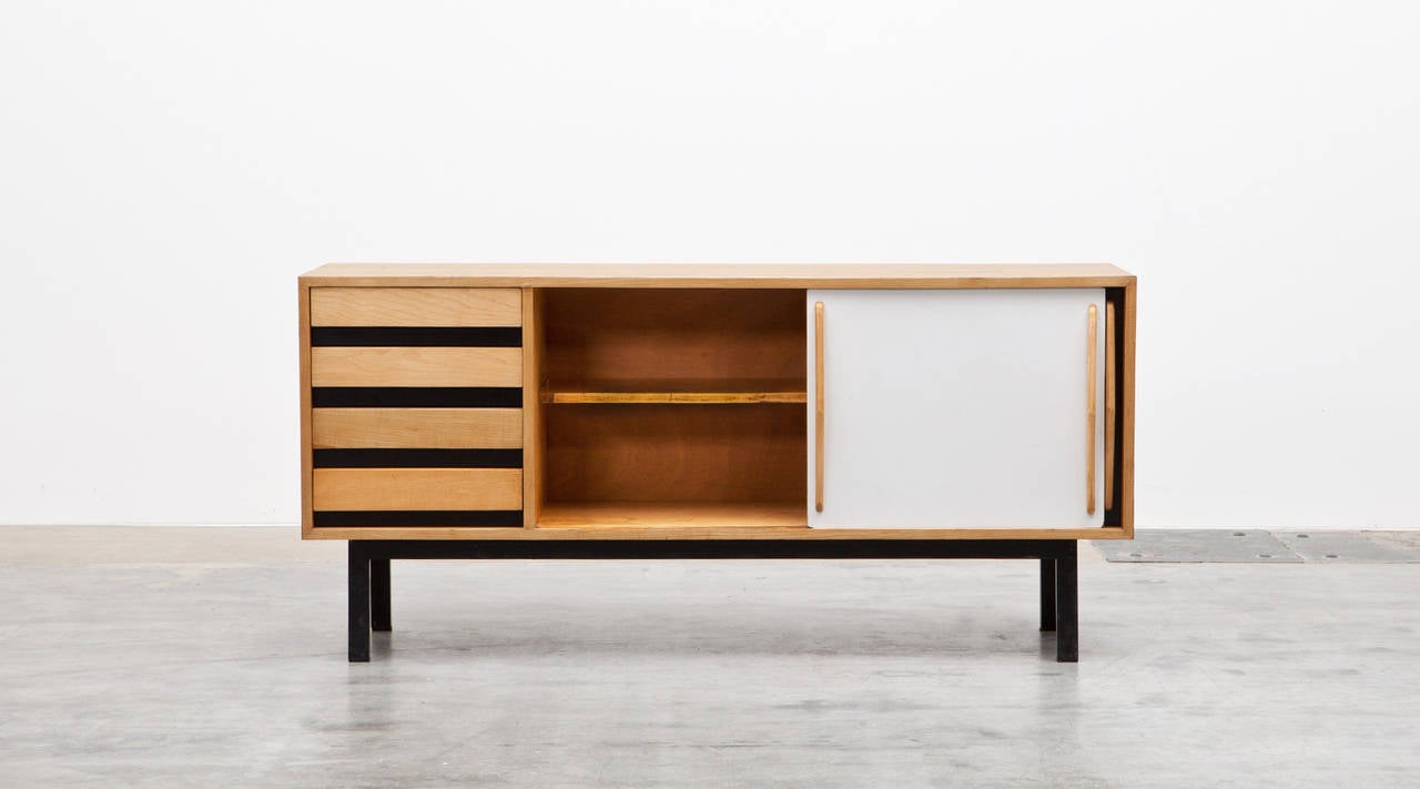 French Charlotte Perriand Sideboard in ash