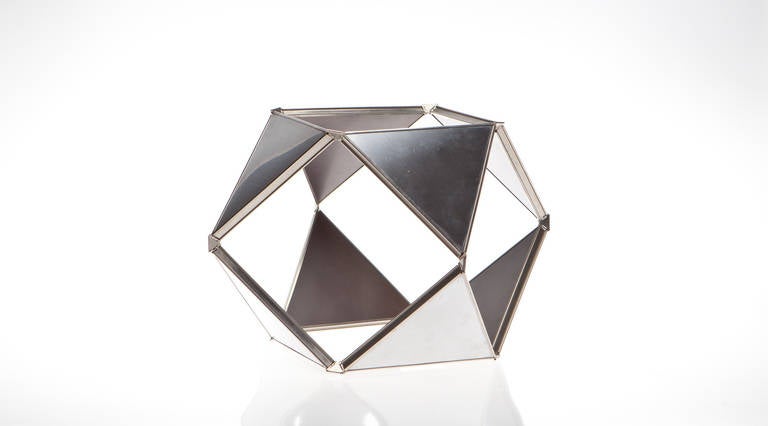 Aluminum Buckminster Fuller Sculpture