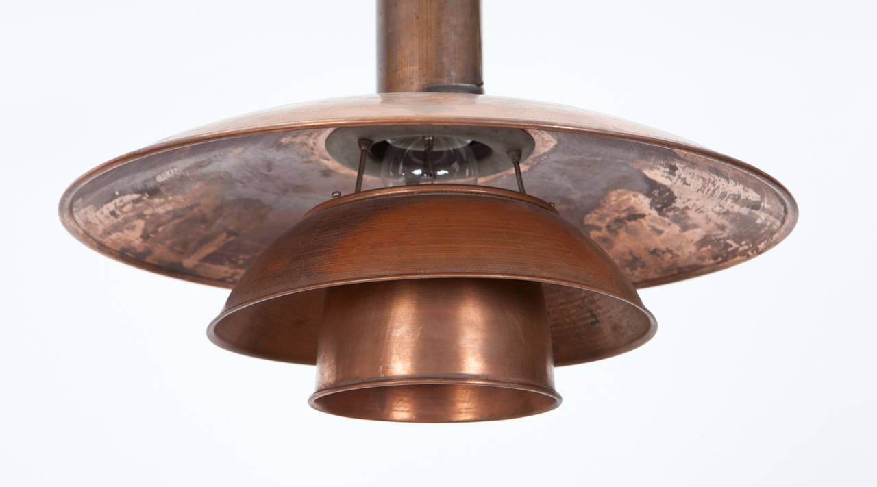 Danish Poul Henningsen Ceiling Lamp 6/5