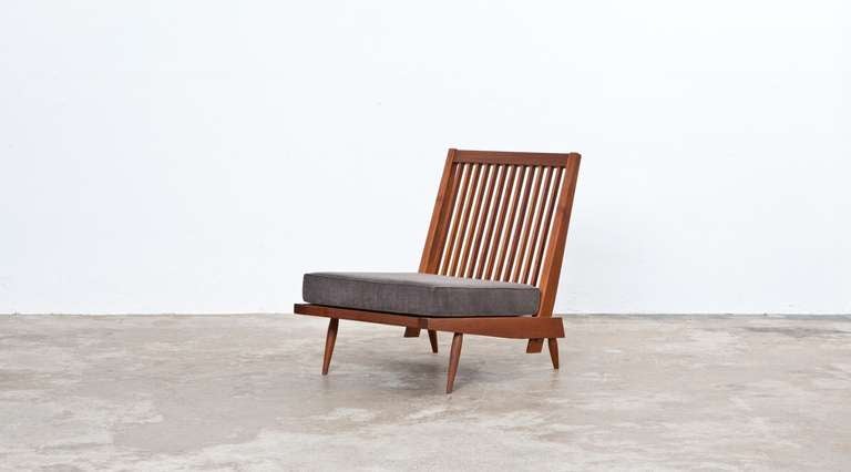 Mid-Century Modern George Nakashima Lounge Chairs in Walnut
