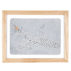 Thomas Bayrle Serigraphy on aluminum 1
