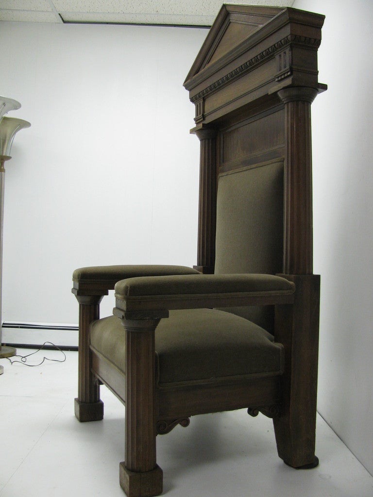masonic throne chair