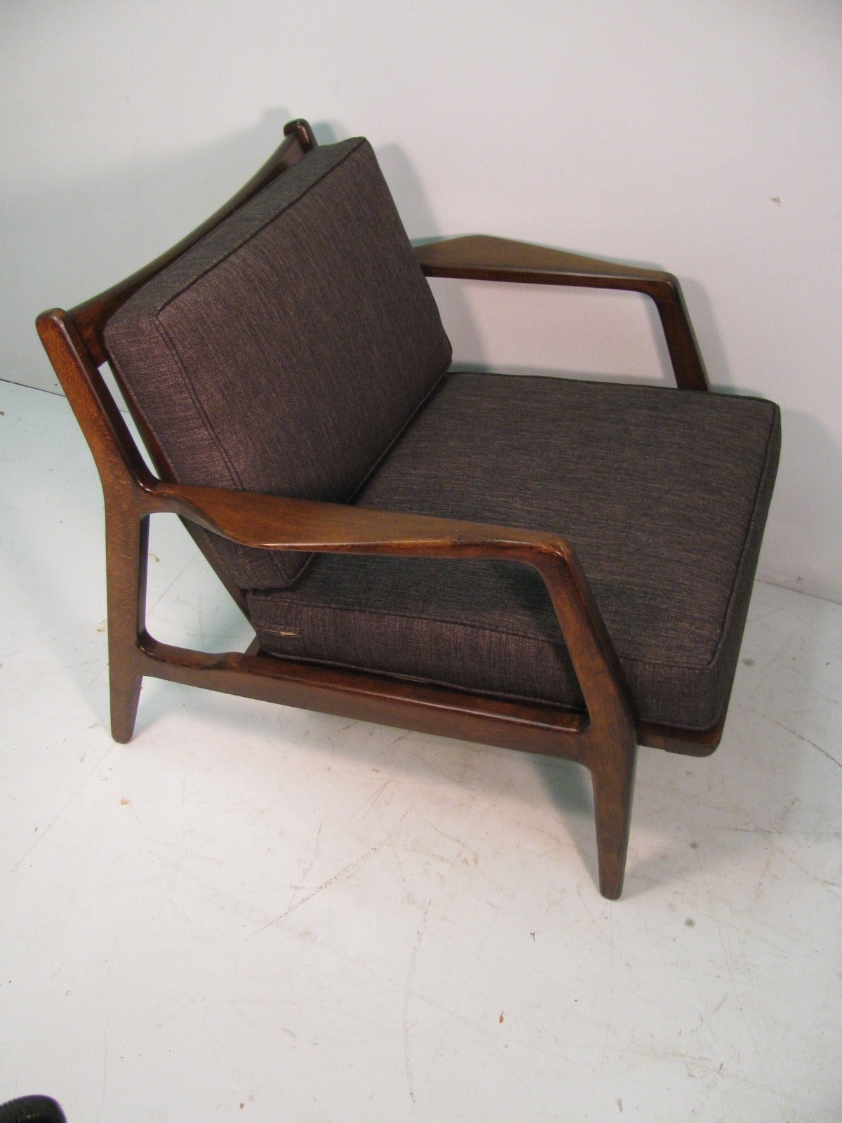 Scandinavian Modern Pair of Danish Modern Lounge Chairs by Ib Kofod-Larsen