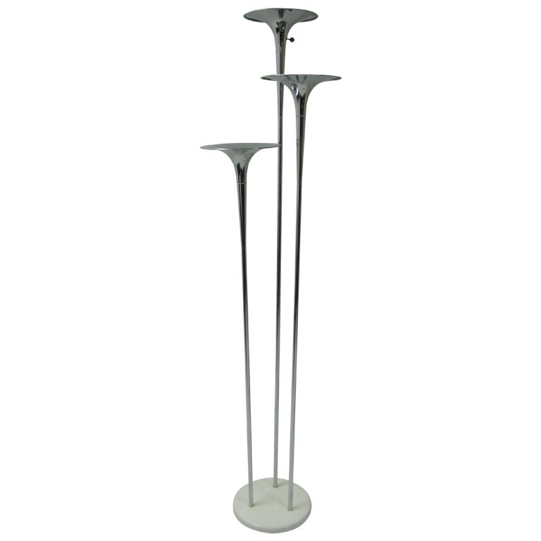 Reggiani Midcentury Trumpet Floor Lamp Italy