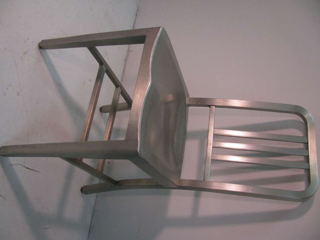 Good Form Set of Six Aluminum Dining Chairs In Good Condition In Port Jervis, NY