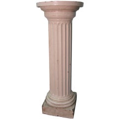 19th Century Birdbath / Plant Stand in The Form of a Fluted Doric Column 11