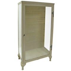 Cast Iron Doctors Medical Storage Cabinet