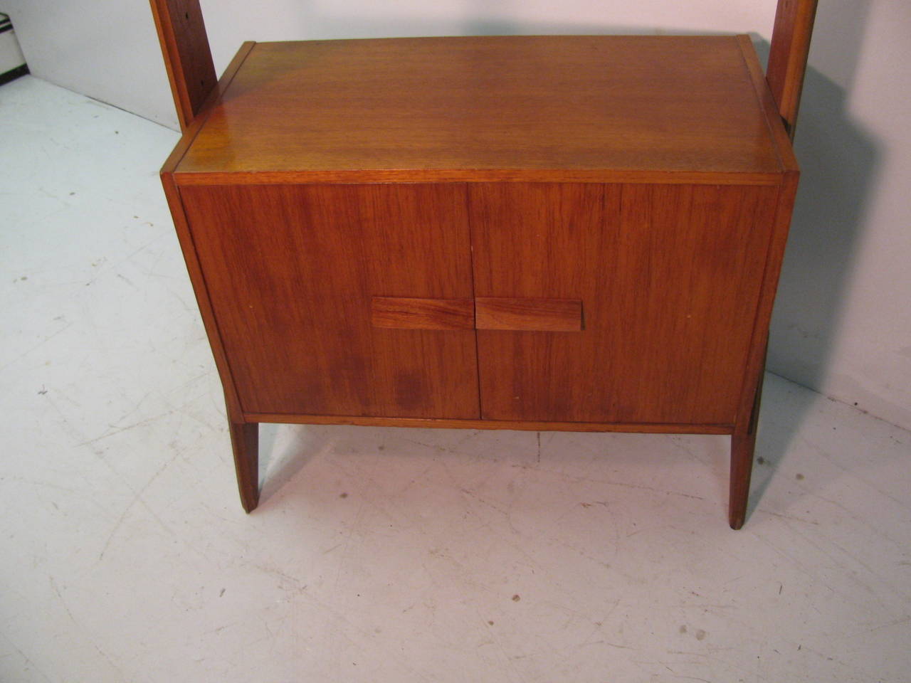Teak Mid-Century Scandanavian Modern Shelving Unit