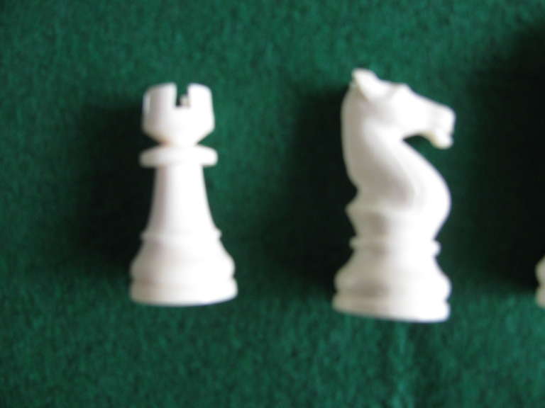 American Circa 1960 Classical Ivory Chess Set by House of Staunton
