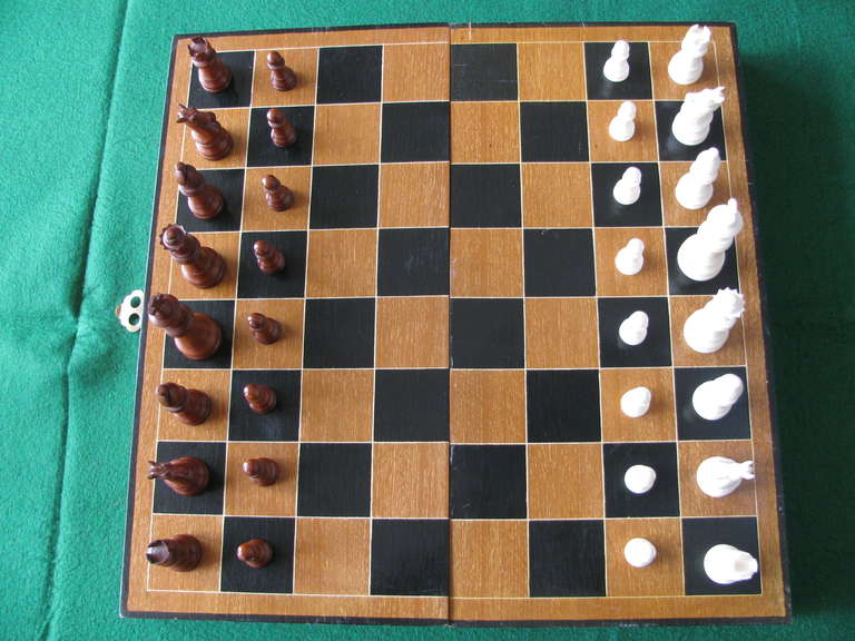 Circa 1960 Classical Ivory Chess Set by House of Staunton 3