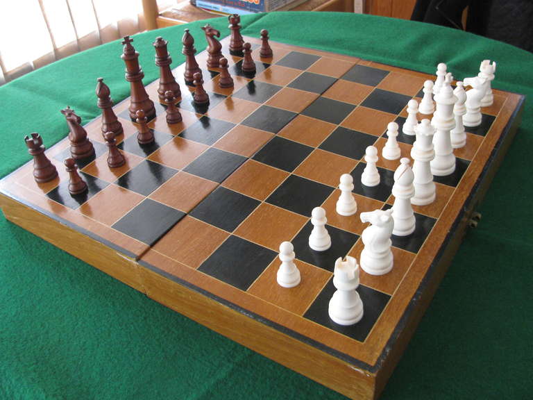 Circa 1960 Classical Ivory Chess Set by House of Staunton 1