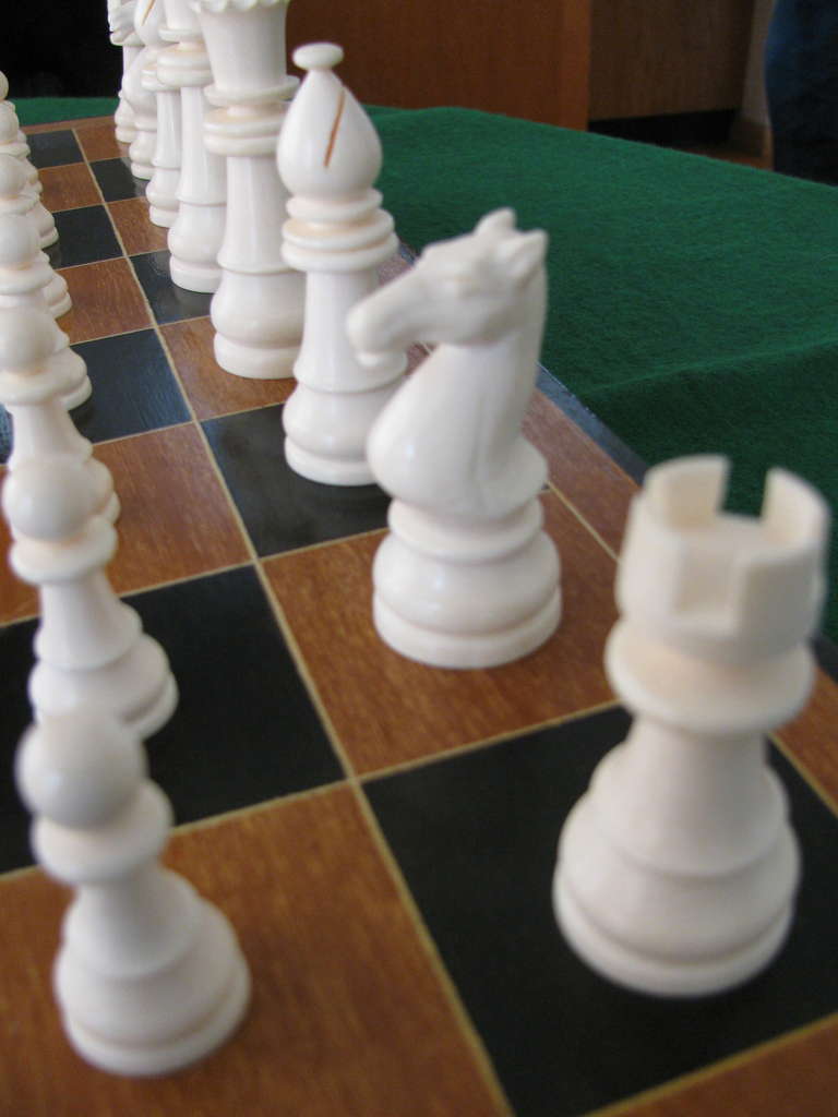 Circa 1960 Classical Ivory Chess Set by House of Staunton 2