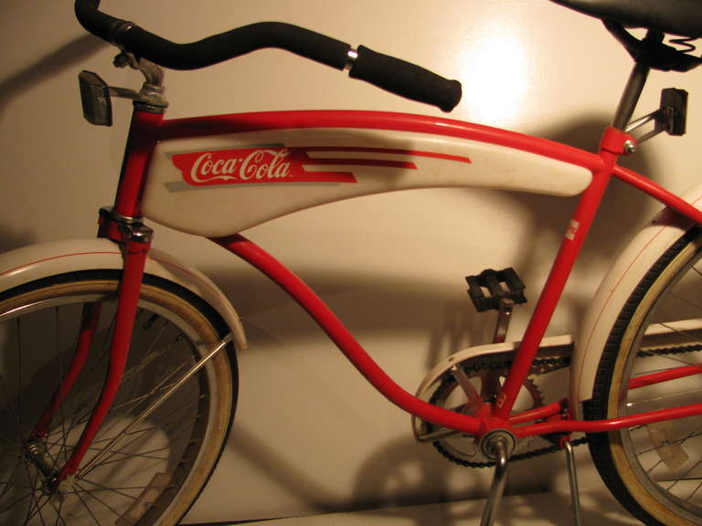 Industrial Huffy Beach Cruiser Bicycle by Coca-Cola c1985