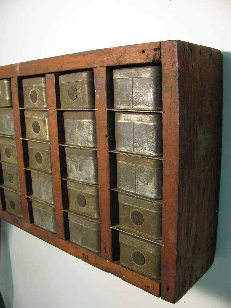 Industrial Machine Shop Wall Apothecary Cabinet 1