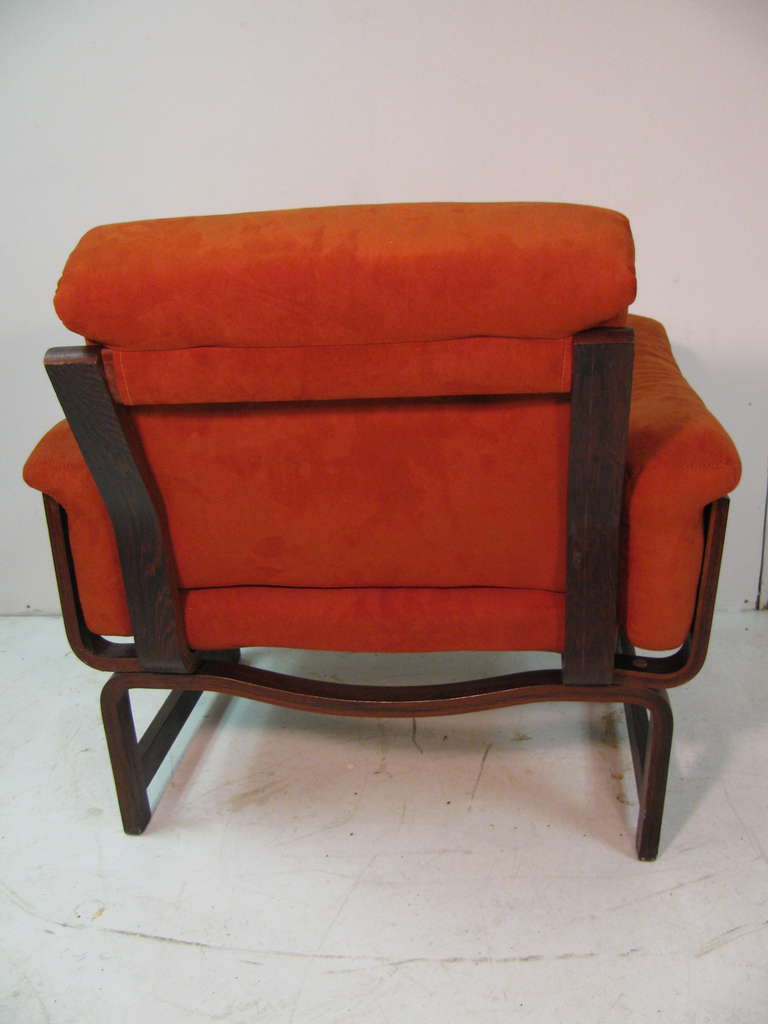 Mid-20th Century Pair of Midcentury Brazilian Rosewood Lounge Chairs Manner of Jean Gillon