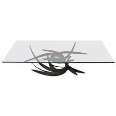 Midcentury Brutalist Cocktail Table by Daniel Gluck 2