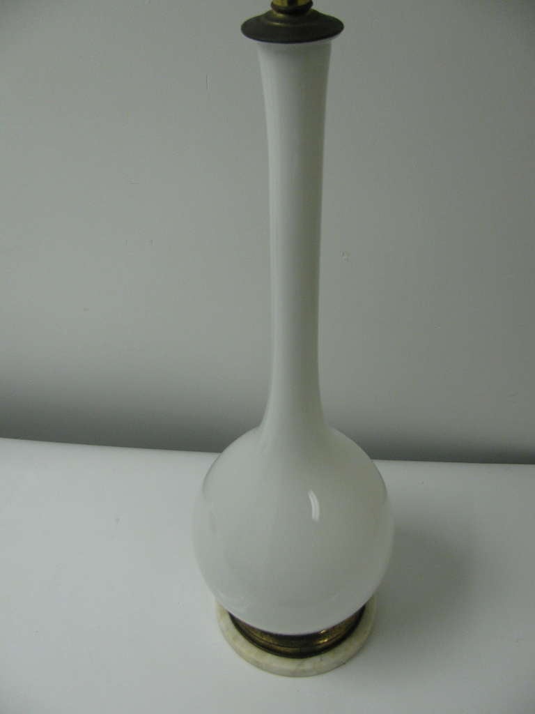 Fait main Paire de Lampes de Table Vintage en Verre de Murano avec Boîtier Milieu de Siècle par Archimede Segus en vente