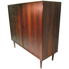 Danish Mid Century Modern Rosewood Dresser - Chest