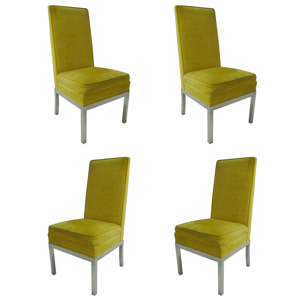 Set of Four Tallback Mid Century Modern Dining Chairs Robsjohn-Gibbings