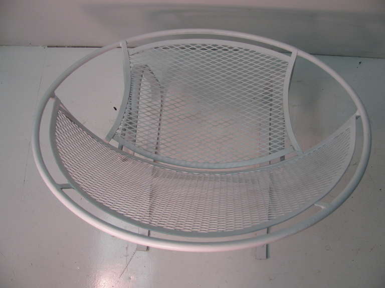American Pair of Salterini Clam Shell Outdoor Lounge Chairs