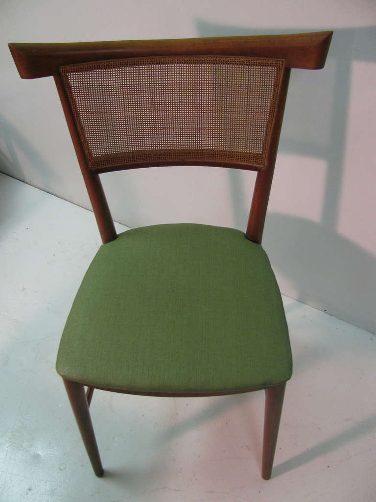 Set of Seven Paul McCobb Winchendon Perimeter Group Bow Tie Dining Chairs In Excellent Condition In Port Jervis, NY