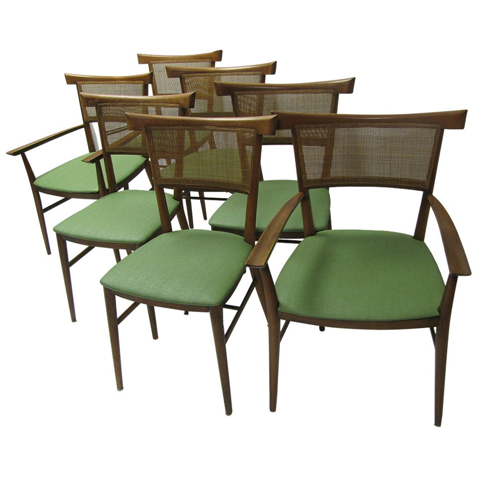 Set of Seven Paul McCobb Winchendon Perimeter Group Bow Tie Dining Chairs