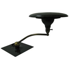 Mid Century Flying Saucer Sight Light Desk Lamp