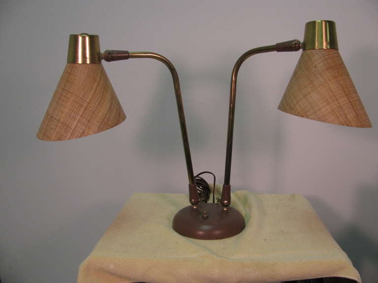vintage mid century desk lamp