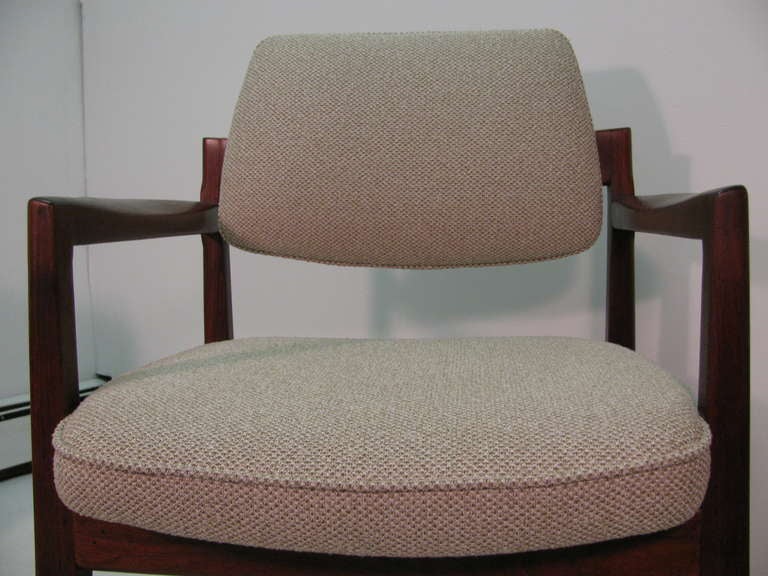 Pair of Danish Mid-Century Modern Armchairs Attributed to Jens Risom In Good Condition In Port Jervis, NY