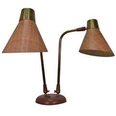 Mid Century Modern Table / Desk Lamp By Prescolite 12