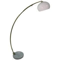 Mid-Century Adjustable Arc Floor Lamp