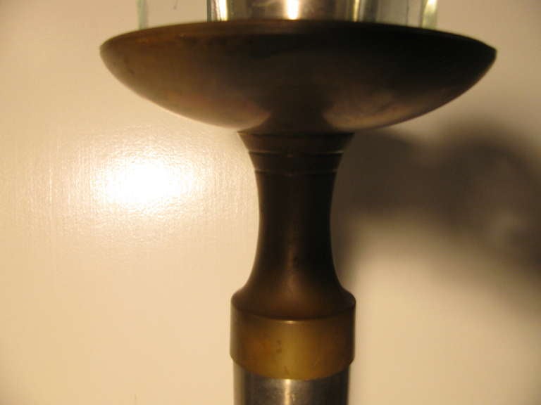 Pair Of Art Deco Torchiere Floor Lamps In Good Condition In Port Jervis, NY