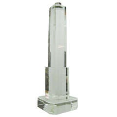 Crystal Glass Skyscraper Lamp