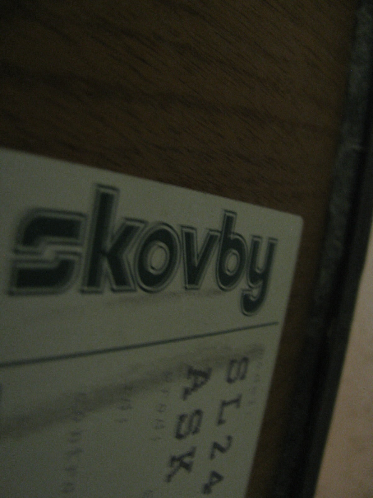 Mid-Century Skovby Floating Top Sideboard Bar Cabinet in Ebonized Oak 1