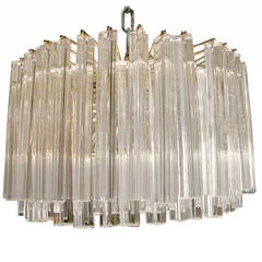 Italian Mid-Century Modern Venini Chandelier by Camer