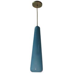 Lampe à suspension Vistosi de Murano moderne du milieu du siècle dernier
