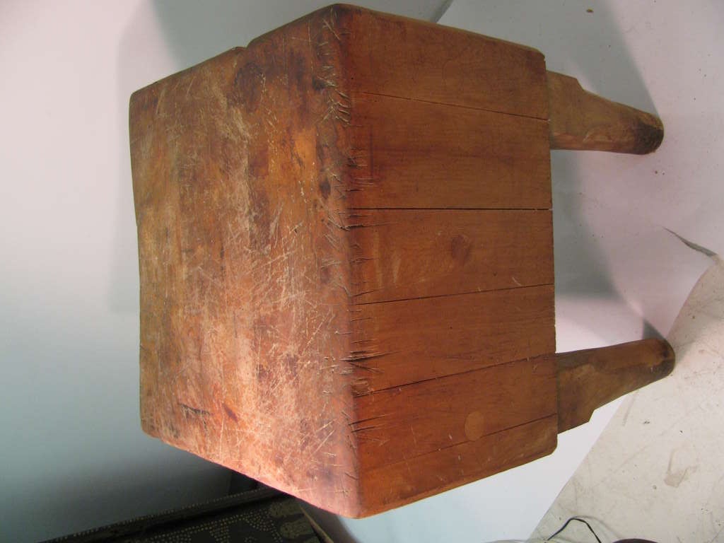 Amazing Massive Butcher Block Table From Upstate New York 2