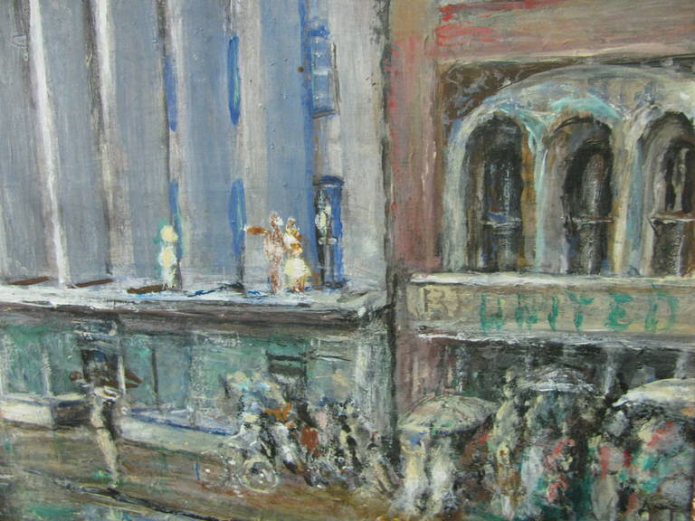 Mid-20th Century Impressionist Painting 
