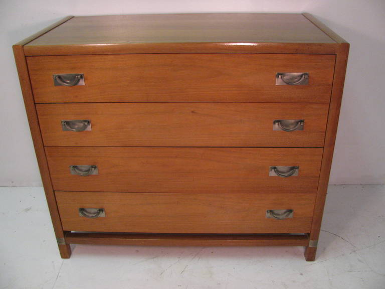 American Pair of Mid-Century Danish Modern Teak Bachelor Chests