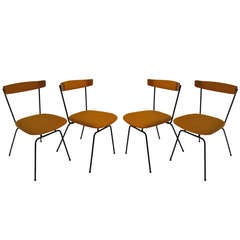 Set of Four Clifford Pascoe Mid Century Modern Dining Chairs