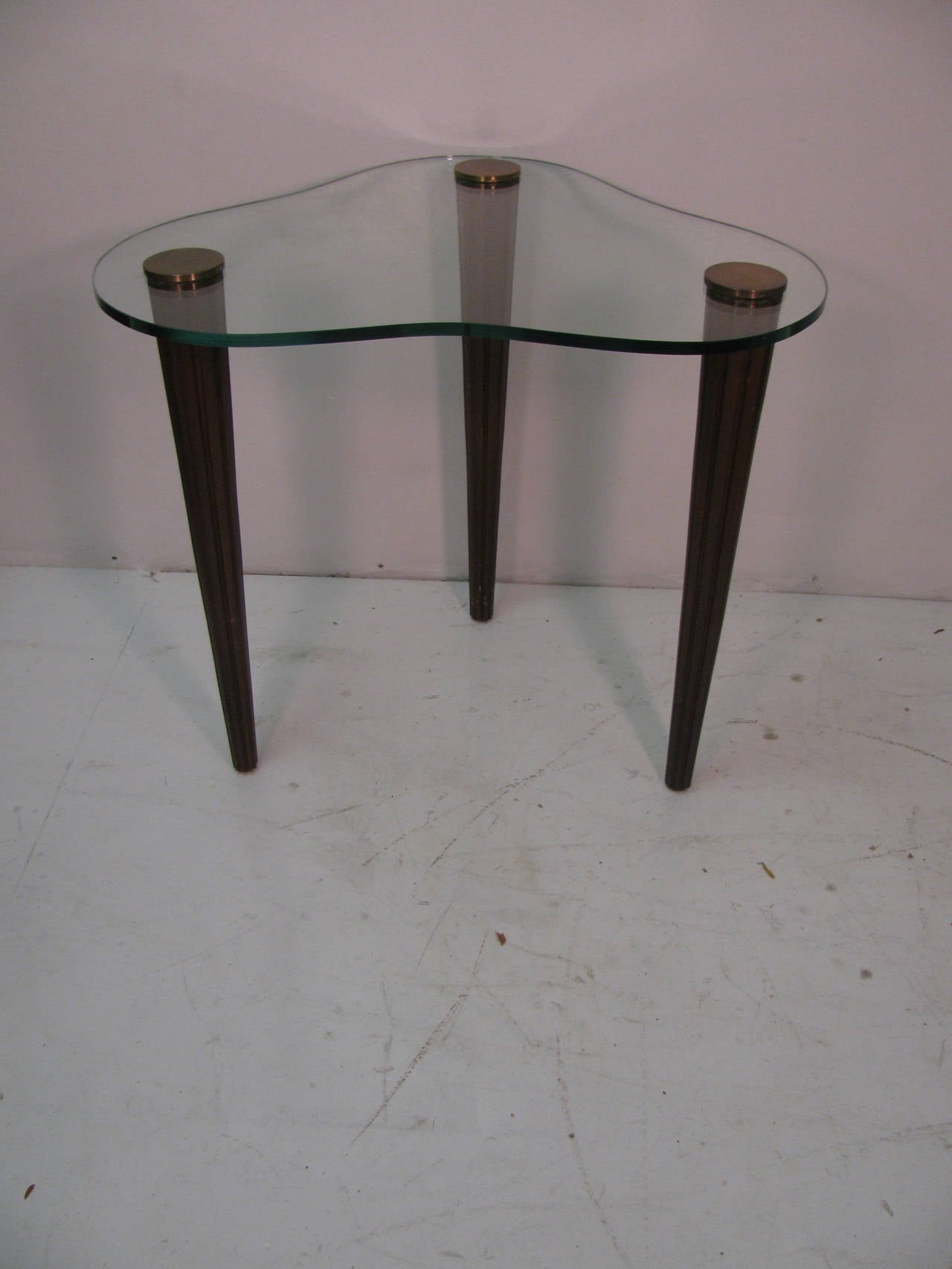 Pair of Mid Century Cloud Form Side Tables By Gilbert Rohde 1