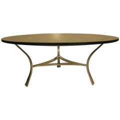 Mid-Century Aluminum with Glass Top Cocktail/Coffee Table by John Vesey 11