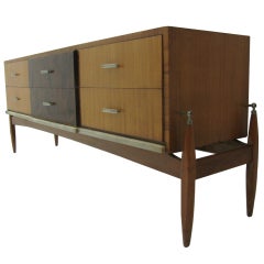 Exceptional Architectural Mid Century Sideboard