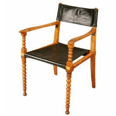 Antique Campaign Chair in Ash 