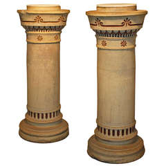 Antique Pair of Chimney Columns by Garnkirk