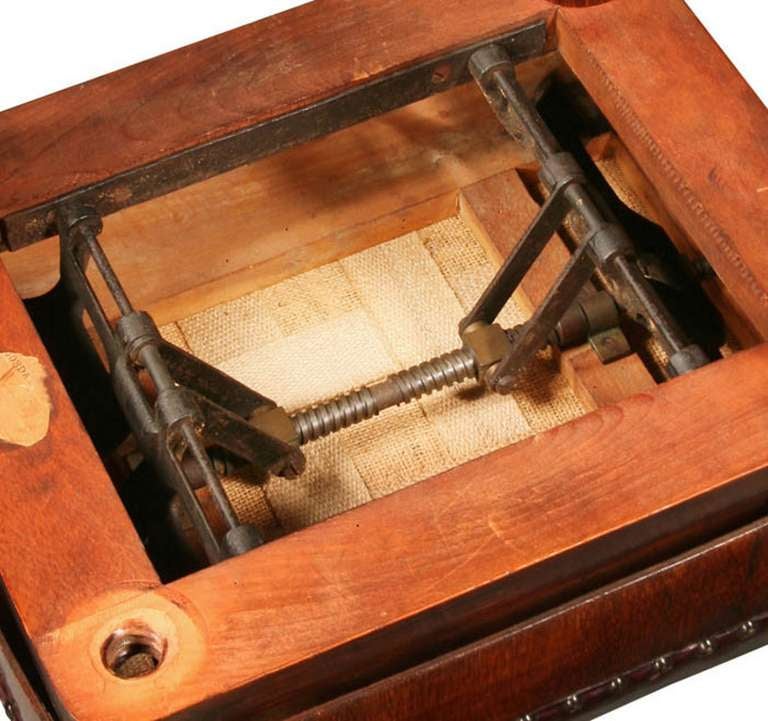 English Portable Antique Piano Stool