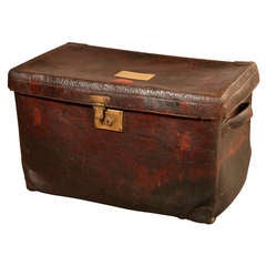 Used Lieutenant Prideaux Brune’s Leather Boot Trunk