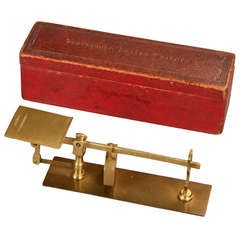 Antique Travelling Letter Weigher