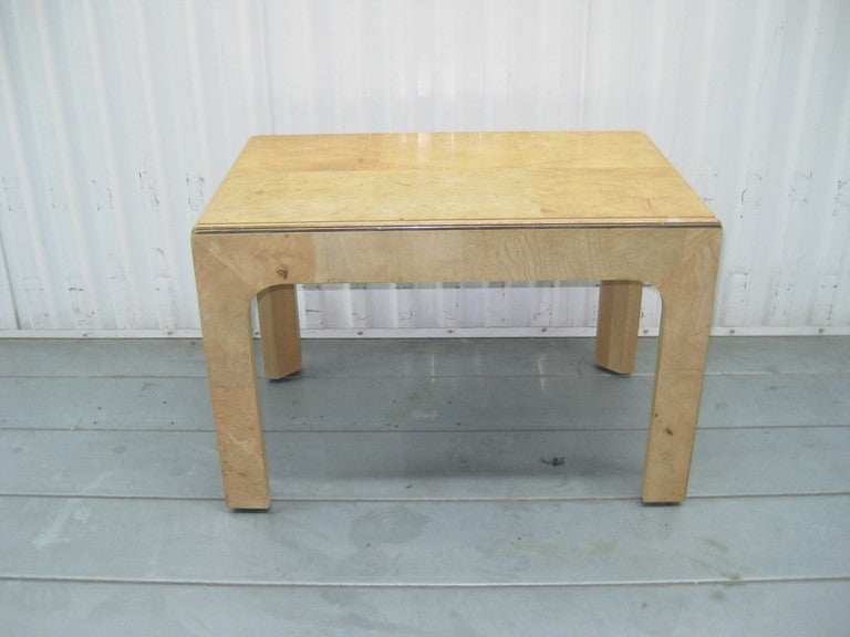 Modern Pair of Henredon Scene Two Low Side Tables