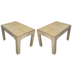 Pair of Henredon Scene Two Low Side Tables